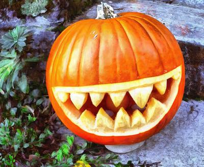 teths, evil, hungry, smile pumpkin, halloween, horror, skary, all ...